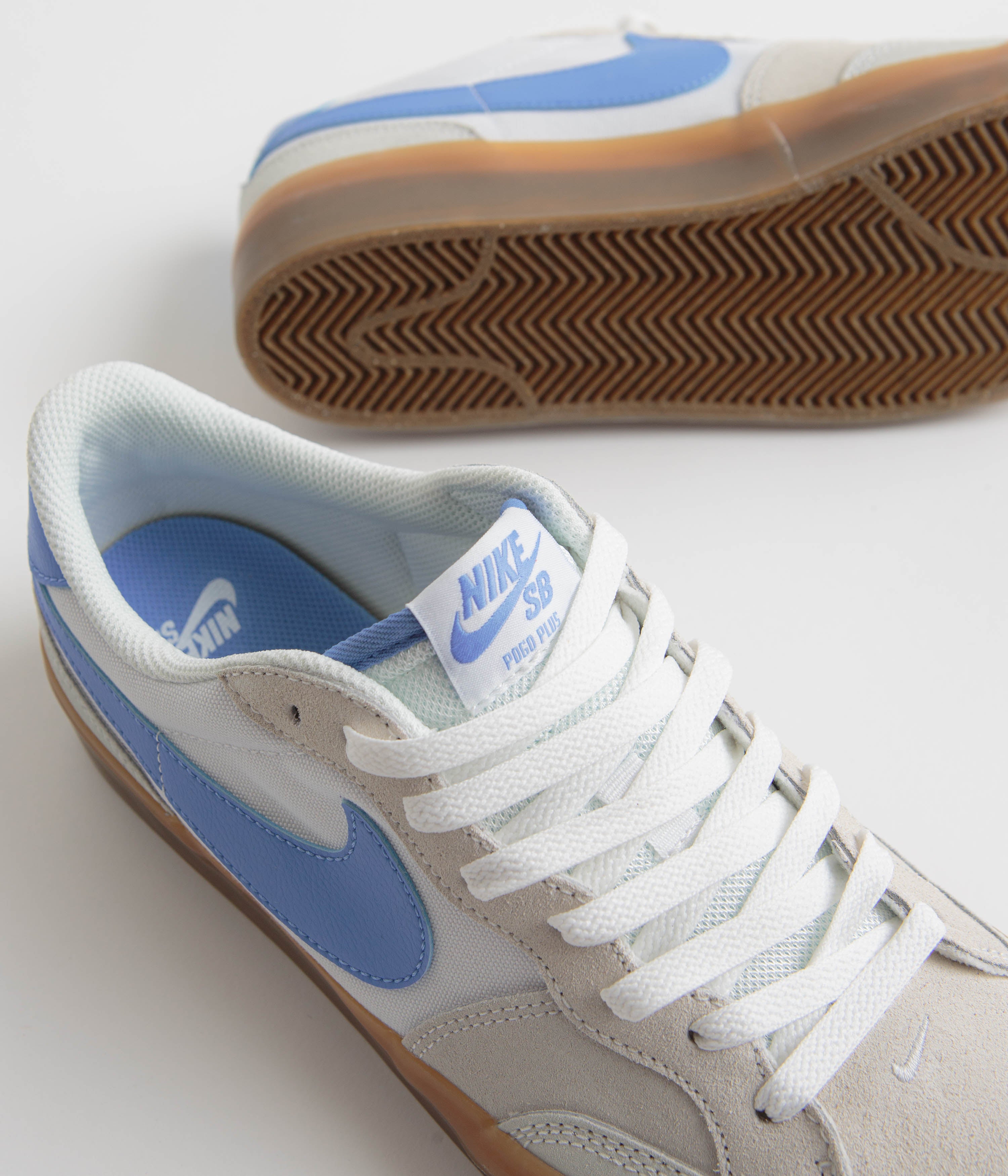 Nike SB Pogo Shoes - Summit White / University Blue - White | Flatspot