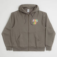 Nike SB Pool Airs Full Zip Hoodie - Cave Stone / White thumbnail