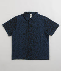 Nike SB Print Bowler Short Sleeve Shirt - Midnight Navy