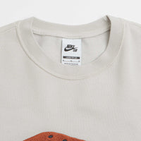 Nike SB Slider Crewneck Sweatshirt - Light Bone / White thumbnail