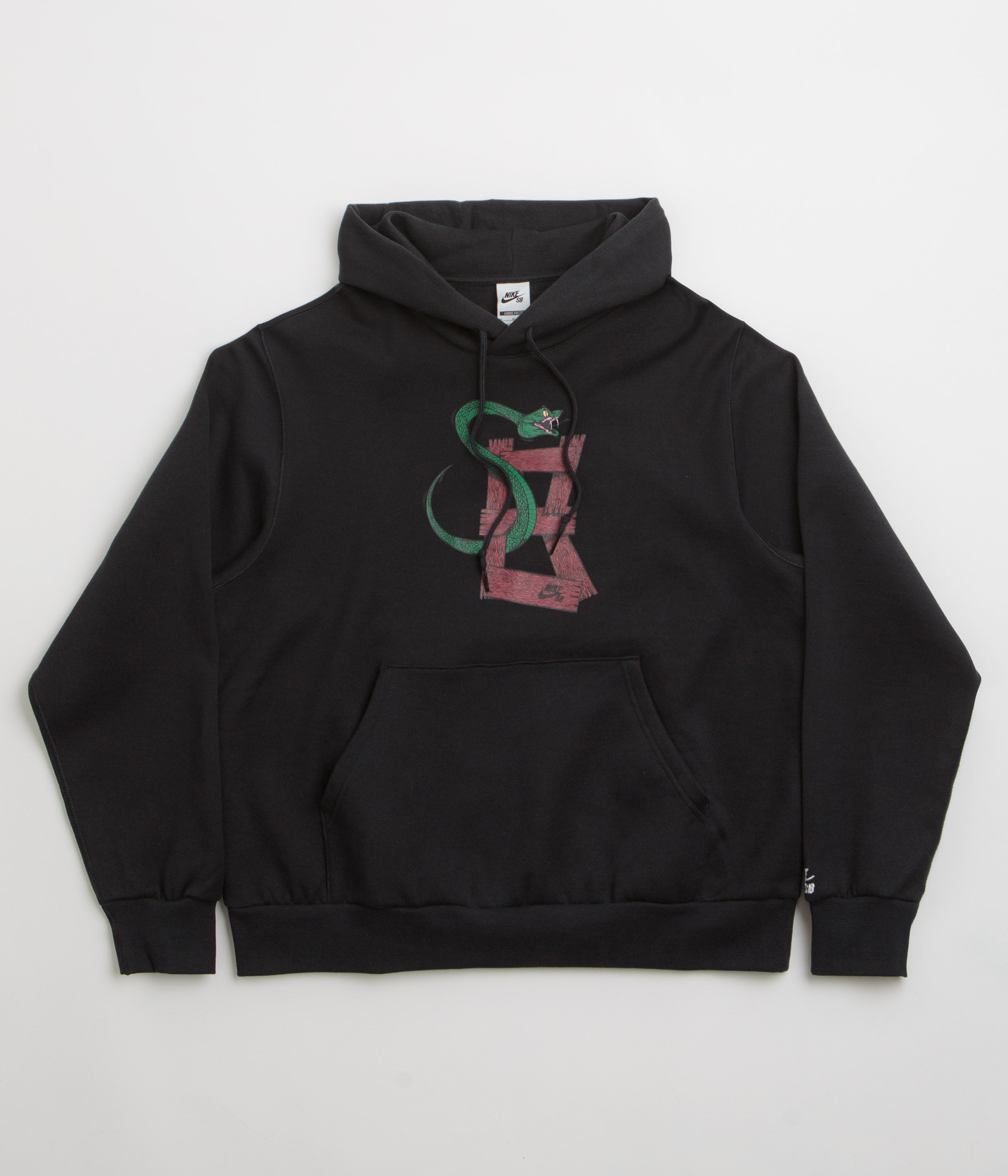 Thrasher Flame Logo Hooded Sweatshirt Forest Green Flatspot