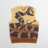 Nike SB Snake Sweater Vest - Celestial Gold / Light British Tan thumbnail