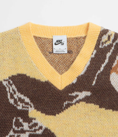 Nike SB Snake Sweater Vest - Celestial Gold / Light British Tan