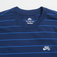 Nike SB Stripe T-Shirt - Blue Void thumbnail