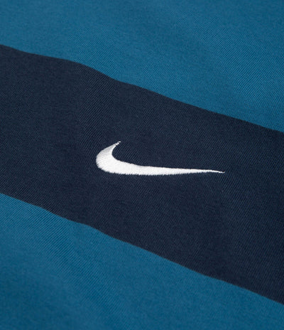 Nike SB Stripe T-Shirt - Midnight Navy / Industrial Blue