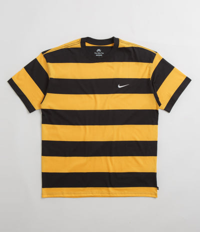 Nike SB Stripe T-Shirt - University Gold / Black