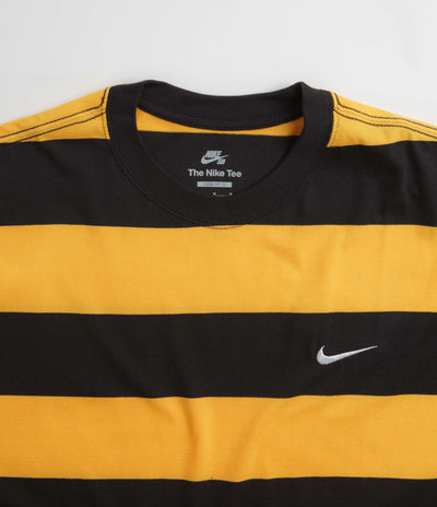 Nike SB Stripe T-Shirt - University Gold / Black