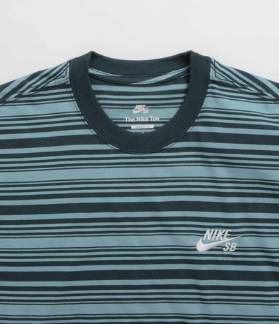 Nike SB Striped T-Shirt - Denim Turquoise