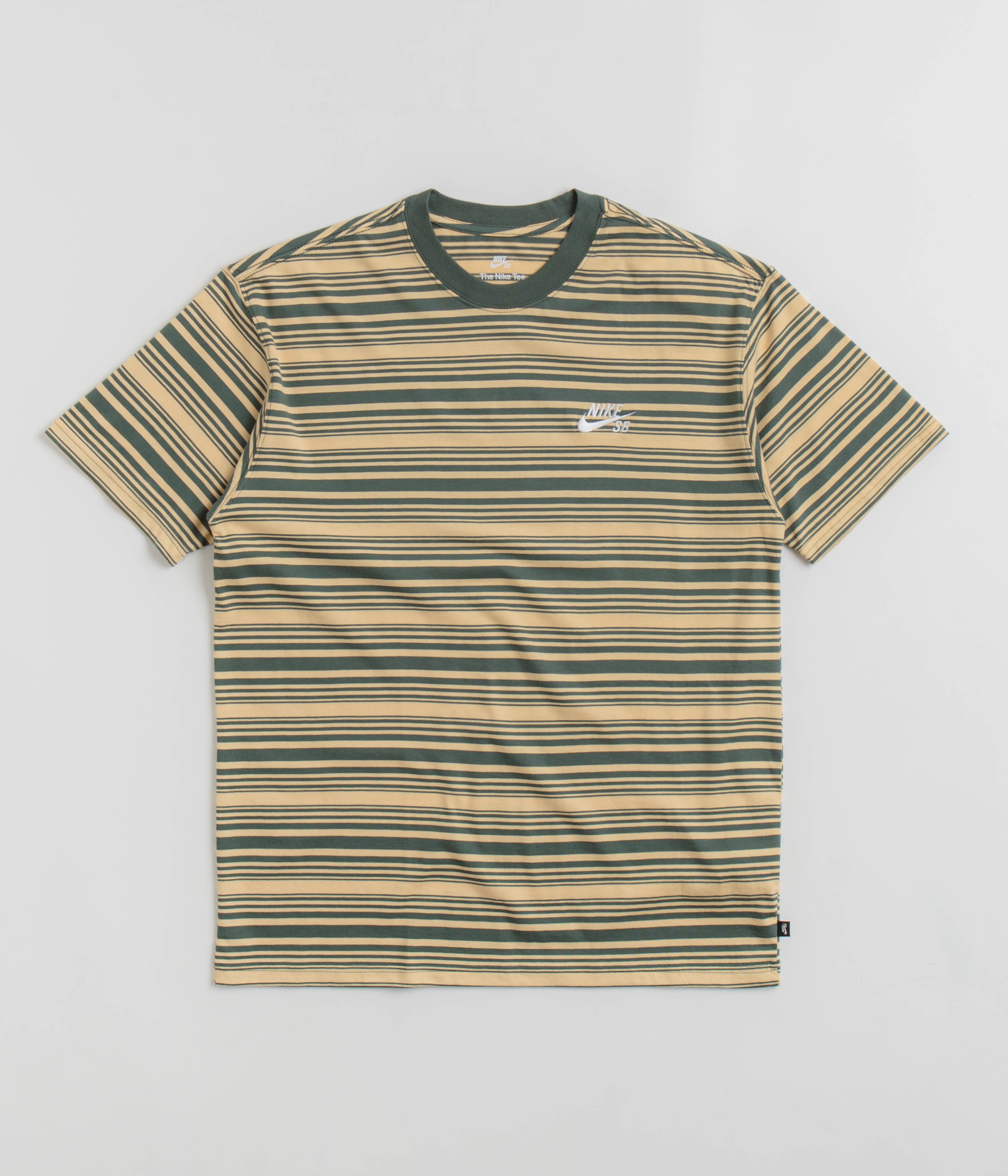 Stussy Mini Stripe T-Shirt - Sage | Flatspot