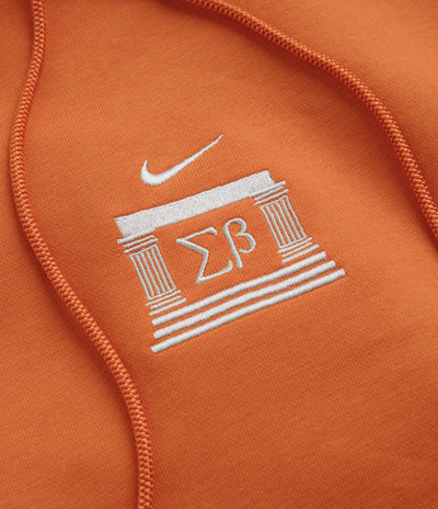 Nike SB Veikos Hoodie - Campfire Orange / Light Bone