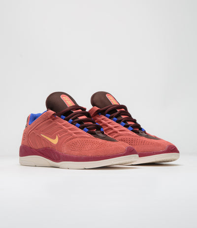 Nike SB Vertebrae Shoes - Adobe / Melon Tint - Earth - Noble Red