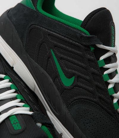 Nike SB Vertebrae Shoes - Black / Malachite - Black - Summit White