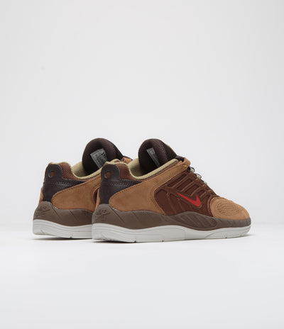 Nike SB Vertebrae Shoes - Cacao Wow / Dragon Red - Light British Tan