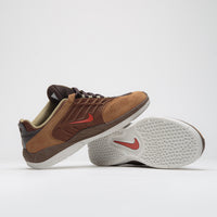 Nike SB Vertebrae Shoes - Cacao Wow / Dragon Red - Light British Tan thumbnail