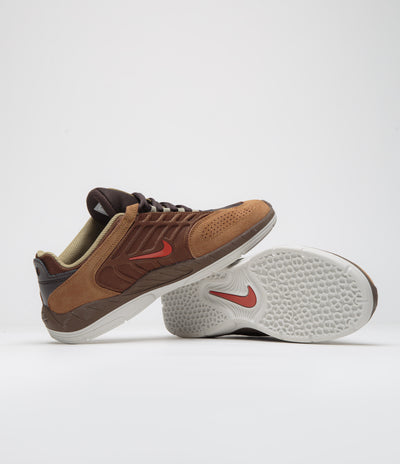 Nike SB Vertebrae Shoes - Cacao Wow / Dragon Red - Light British Tan