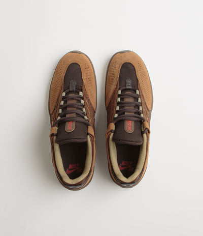 Nike SB Vertebrae Shoes - Cacao Wow / Dragon Red - Light British Tan