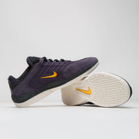 Nike SB Vertebrae Shoes - Dark Raisin / University Gold - Black thumbnail