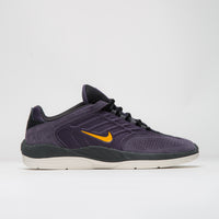 Nike SB Vertebrae Shoes - Dark Raisin / University Gold - Black thumbnail