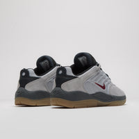 Nike SB Vertebrae Shoes - Light Smoke Grey / Dark Team Red thumbnail