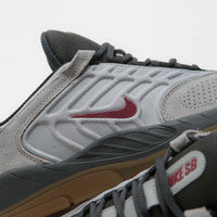 Nike SB Vertebrae Shoes - Light Smoke Grey / Dark Team Red thumbnail