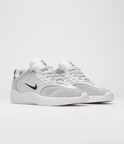 Nike SB Vertebrae Shoes - Platinum Tint / Midnight Navy - Wolf Grey