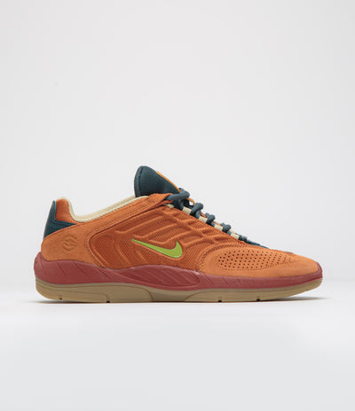 Nike SB Vertebrae TE Shoes - Dark Russet / Pear - Desert Orange