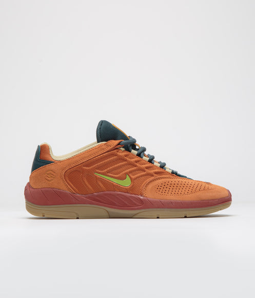 Nike SB Vertebrae TE Shoes - Dark Russet / Pear - Desert Orange