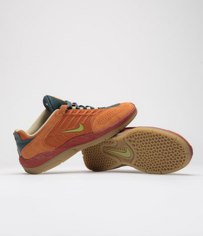 Nike SB Vertebrae TE Shoes - Dark Russet / Pear - Desert Orange