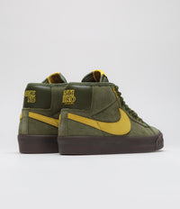 Nike SB x Antihero Blazer Mid Shoes Rough Green Amarillo Rough G Flatspot