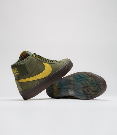 Nike SB x Antihero Blazer Mid Shoes - Rough Green / Amarillo - Rough Green