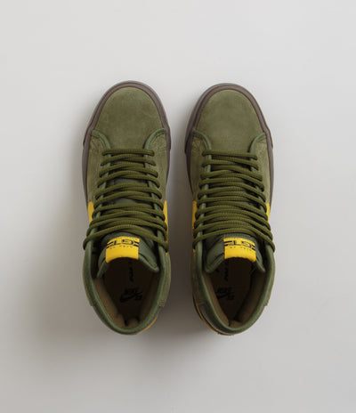 Nike SB x Antihero Blazer Mid Shoes - Rough Green / Amarillo - Rough Green