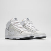 Nike SB x Antihero Dunk High Shoes - White / White - Black thumbnail