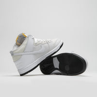 Nike SB x Antihero Dunk High Shoes - White / White - Black thumbnail