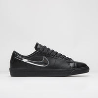 Nike SB x Dancer Skateboards Blazer Low Shoes - Black / Metallic Silver / Black thumbnail