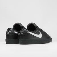 Nike SB x Dancer Skateboards Blazer Low Shoes - Black / Metallic Silver / Black thumbnail