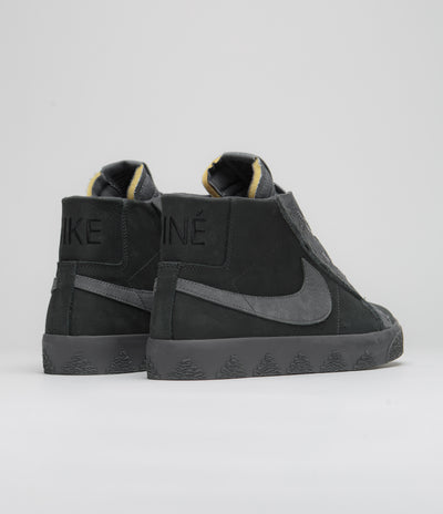 Nike SB x Di'Orr Greenwood Blazer Mid Shoes - Anthracite / Dark Smoke Grey