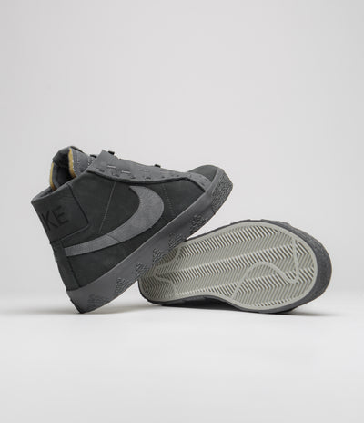 Nike SB x Di'Orr Greenwood Blazer Mid Shoes - Anthracite / Dark Smoke Grey