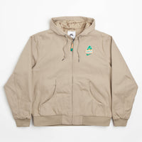 Nike SB x Jarritos Full Zip Hooded Jacket - Khaki / Malachite / Malachite thumbnail