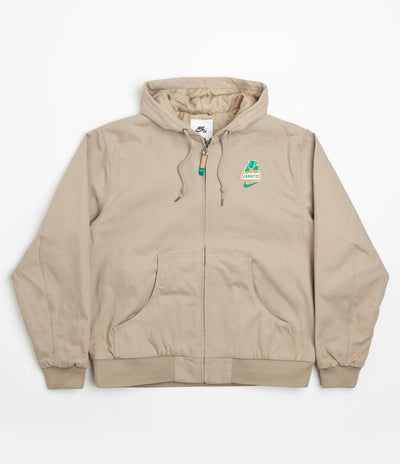 Nike SB x Jarritos Full Zip Hooded Jacket - Khaki / Malachite / Malachite