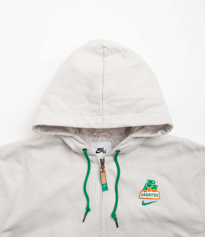 Nike SB x Jarritos Full Zip Hooded Jacket - Light Bone / Malachite / Malachite