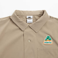 Nike SB x Jarritos Short Sleeve Bowling Shirt - Khaki | Flatspot