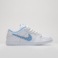 Nike SB x Nicole Hause Dunk Low Shoes - White / University Blue / White / Midnight Navy / Pure Platinum thumbnail