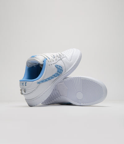 Nike SB x Nicole Hause Dunk Low Shoes - White / University Blue / White / Midnight Navy / Pure Platinum