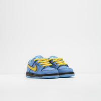 Nike SB x Powerpuff Girls Dunk Low Pro 'Bubbles' (Toddler) Shoes - University Blue / Tour Yellow thumbnail