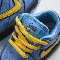 Nike SB x Powerpuff Girls Dunk Low Pro 'Bubbles' (Toddler) Shoes - University Blue / Tour Yellow thumbnail