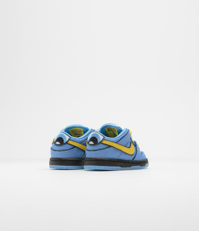 Nike SB x Powerpuff Girls Dunk Low Pro 'Bubbles' (Toddler) Shoes - University Blue / Tour Yellow