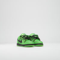 Nike SB x Powerpuff Girls Dunk Low Pro 'Buttercup' (Toddler) Shoes - Mean Green / Black - Mean Green - Lotus Pink thumbnail