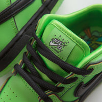 Nike SB x Powerpuff Girls Dunk Low Pro 'Buttercup' (Toddler) Shoes - Mean Green / Black - Mean Green - Lotus Pink thumbnail