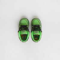 Nike SB x Powerpuff Girls Dunk Low Pro 'Buttercup' (Toddler) Shoes - Mean Green / Black - Mean Green - Lotus Pink thumbnail