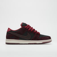 Nike SB x RIOT Skateshop Dunk Low Pro Shoes - Mahogany / Dark Beetroot - Team Red - Sail thumbnail